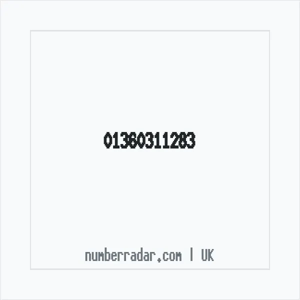 Reverse number check for +44 1360 311283 — who called me?