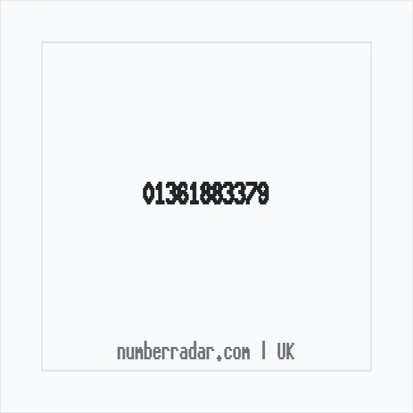 Reverse number check for +44 1361 883379 — who called me?
