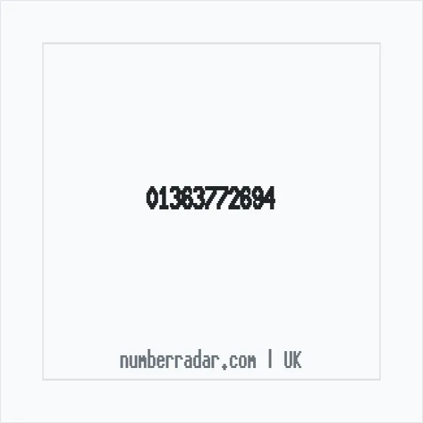 Reverse number check for +44 1363 772694 — who called me?