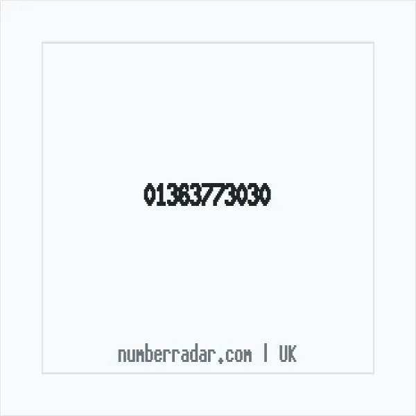 Reverse number check for +44 1363 773030 — who called me?