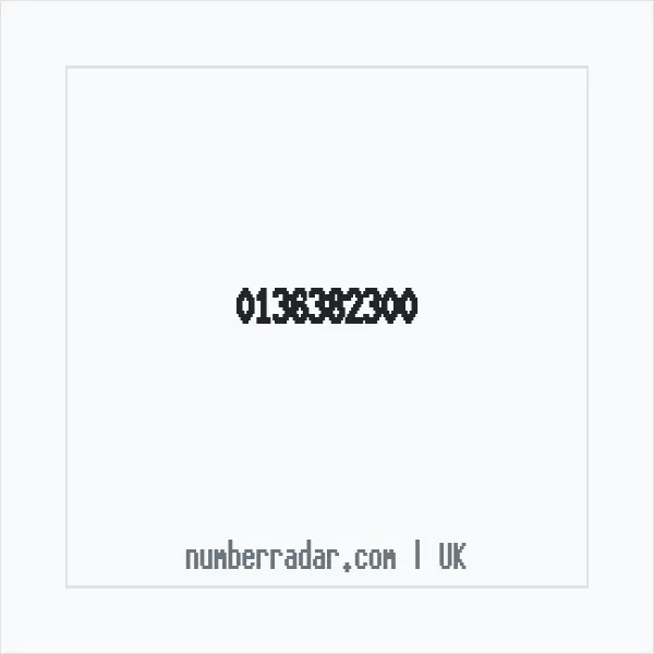 Reverse number check for +44 136382300 — who called me?