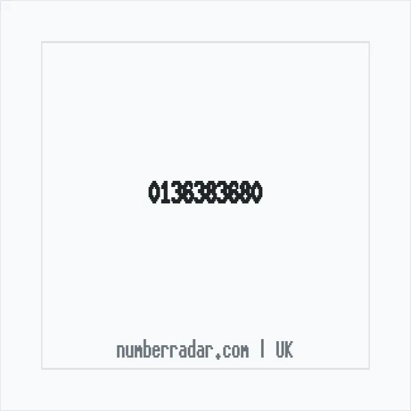 Reverse number check for +44 136383680 — who called me?
