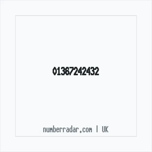 Reverse number check for +44 1367 242432 — who called me?