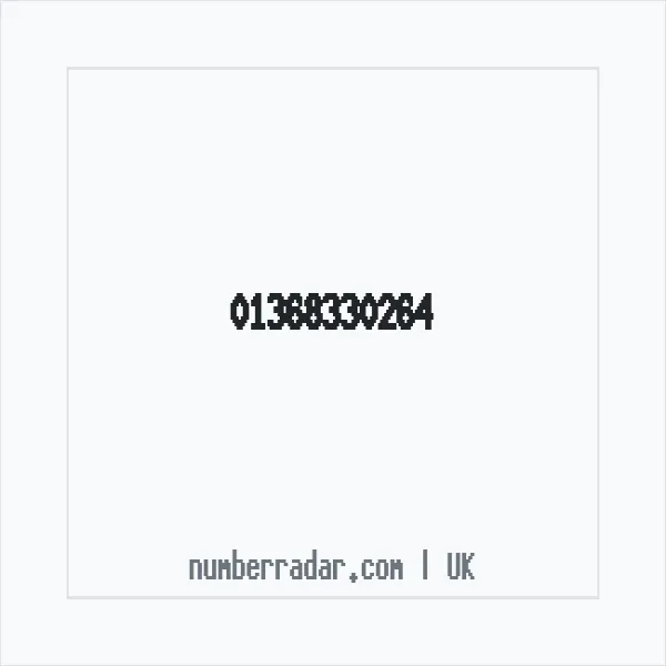 Reverse number check for +44 1368 330264 — who called me?