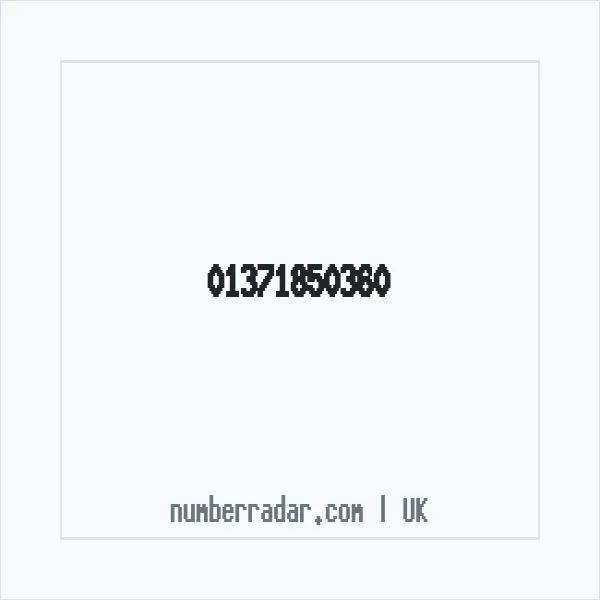 Reverse number check for +44 1371 850360 — who called me?