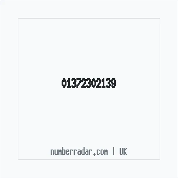 Reverse number check for +44 1372 302139 — who called me?