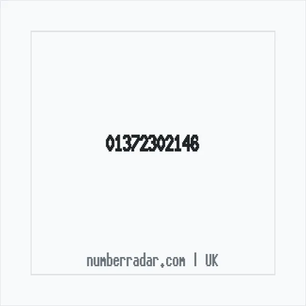Reverse number check for +44 1372 302146 — who called me?