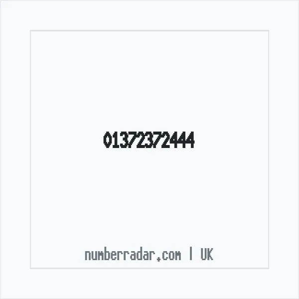 Reverse number check for +44 1372 372444 — who called me?