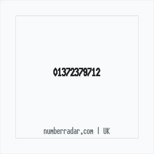 Reverse number check for +44 1372 379712 — who called me?