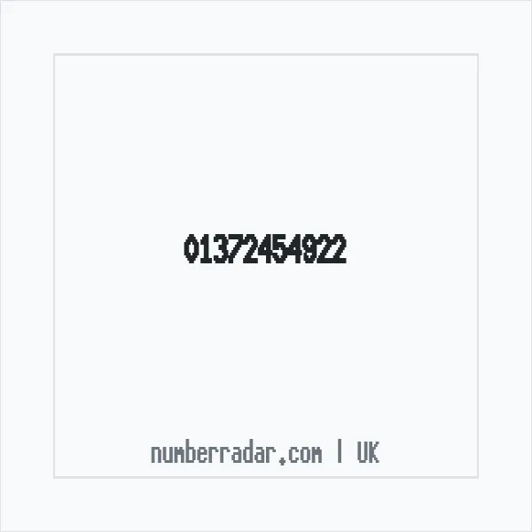 Reverse number check for +44 1372 454922 — who called me?