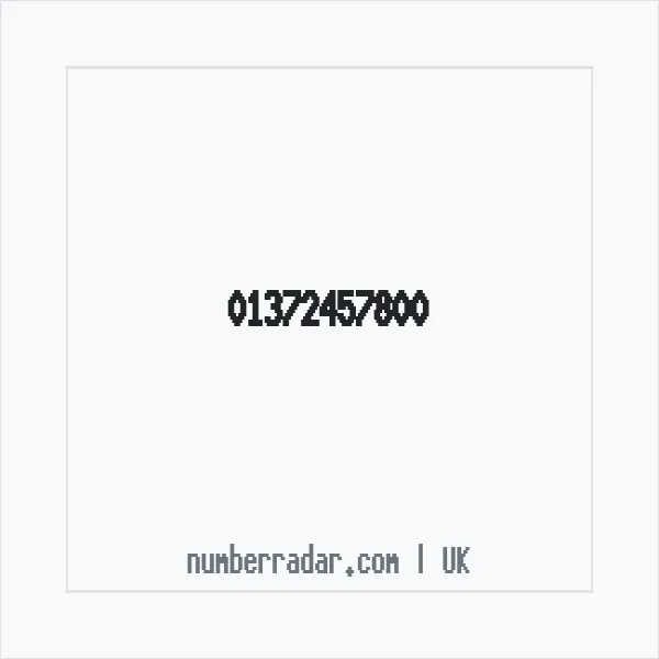 Reverse number check for +44 1372 457800 — who called me?