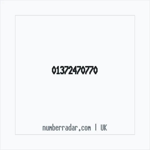 Reverse number check for +44 1372 470770 — who called me?