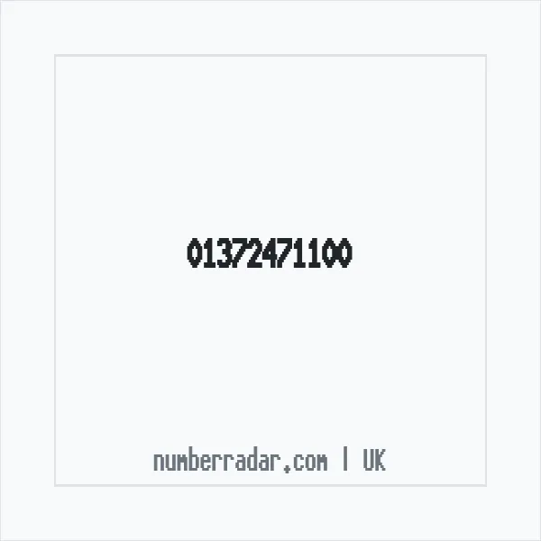 Reverse number check for +44 1372 471100 — who called me?