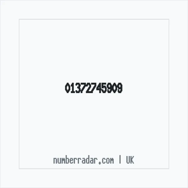 Reverse number check for +44 1372 745909 — who called me?