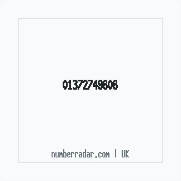 Reverse number check for +44 1372 749606 — who called me?