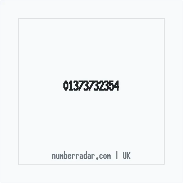 Reverse number check for +44 1373 732354 — who called me?