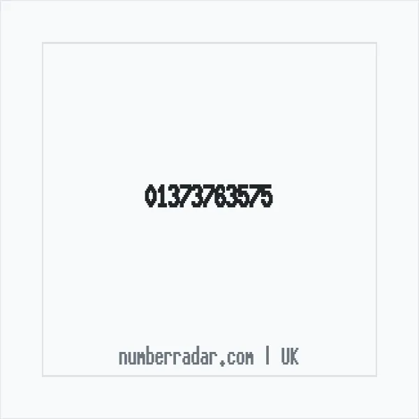 Reverse number check for +44 1373 763575 — who called me?