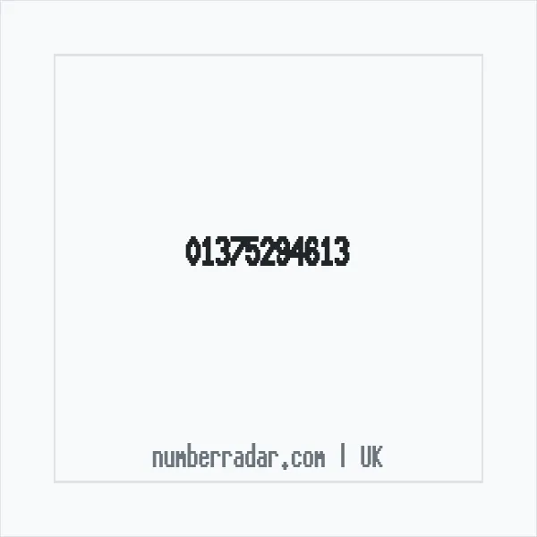 Reverse number check for +44 1375 294613 — who called me?