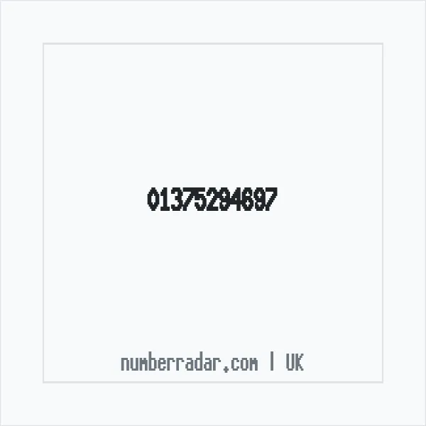 Reverse number check for +44 1375 294697 — who called me?