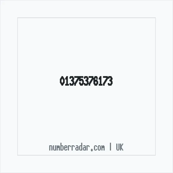 Reverse number check for +44 1375 376173 — who called me?
