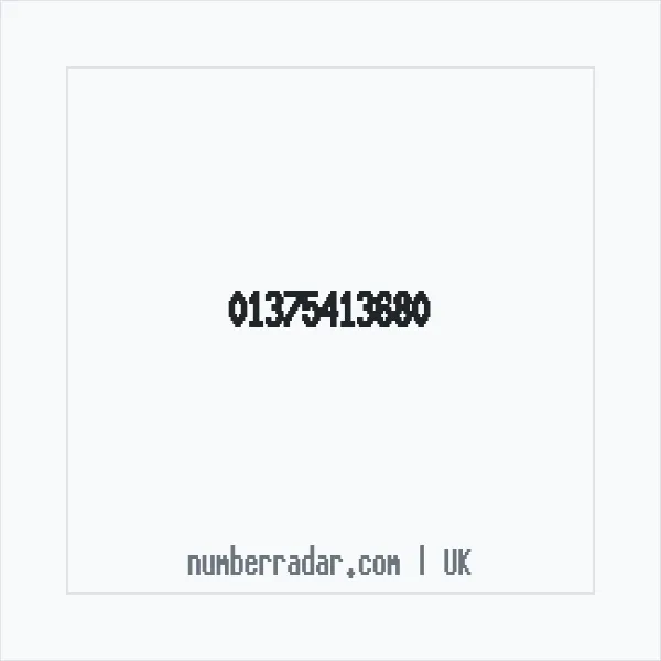 Reverse number check for +44 1375 413680 — who called me?