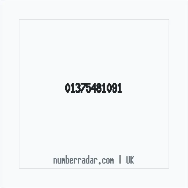 Reverse number check for +44 1375 481091 — who called me?