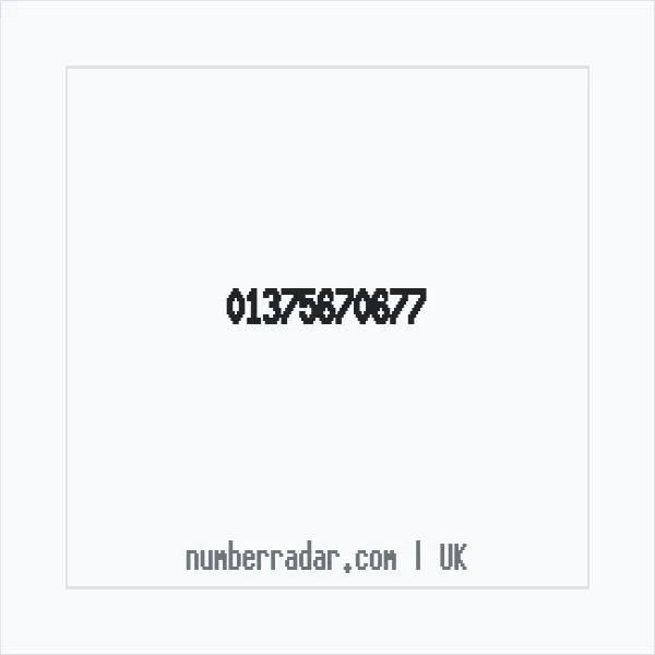 Reverse number check for +44 1375 670677 — who called me?