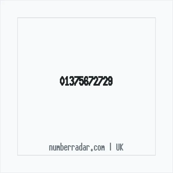 Reverse number check for +44 1375 672729 — who called me?