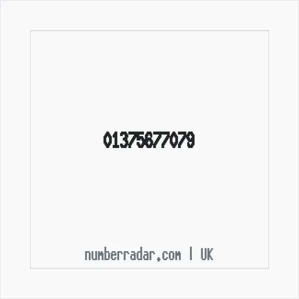 Reverse number check for +44 1375 677079 — who called me?