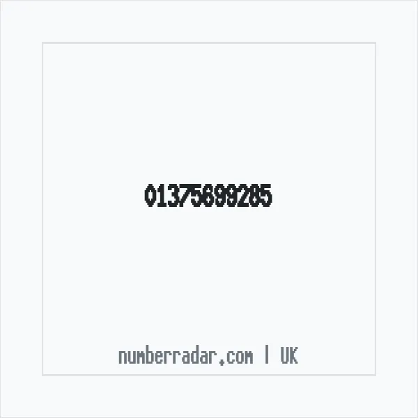 Reverse number check for +44 1375 699285 — who called me?