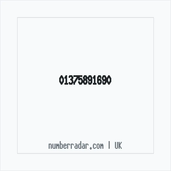 Reverse number check for +44 1375 891690 — who called me?