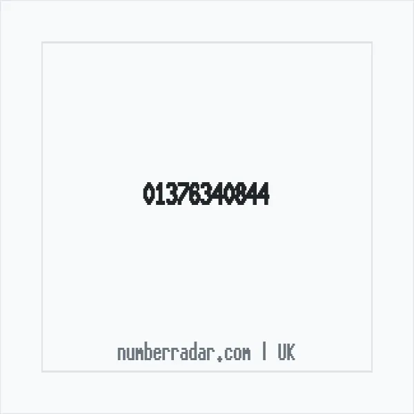 Reverse number check for +44 1376 340844 — who called me?