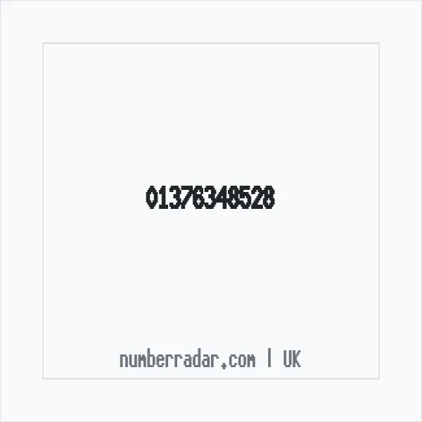 Reverse number check for +44 1376 348528 — who called me?