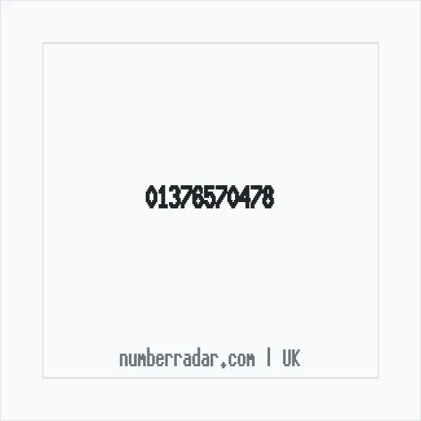 Reverse number check for +44 1376 570478 — who called me?