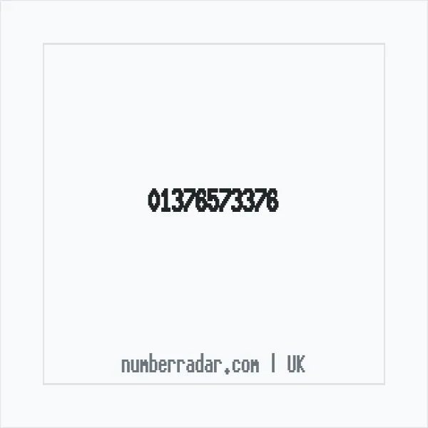 Reverse number check for +44 1376 573376 — who called me?