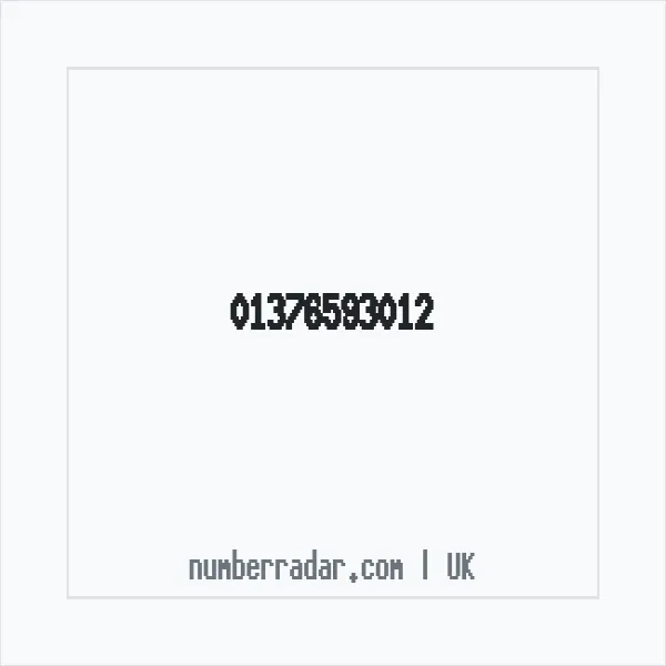 Reverse number check for +44 1376 593012 — who called me?