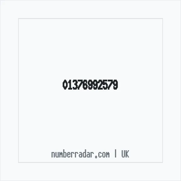 Reverse number check for +44 1376 992579 — who called me?