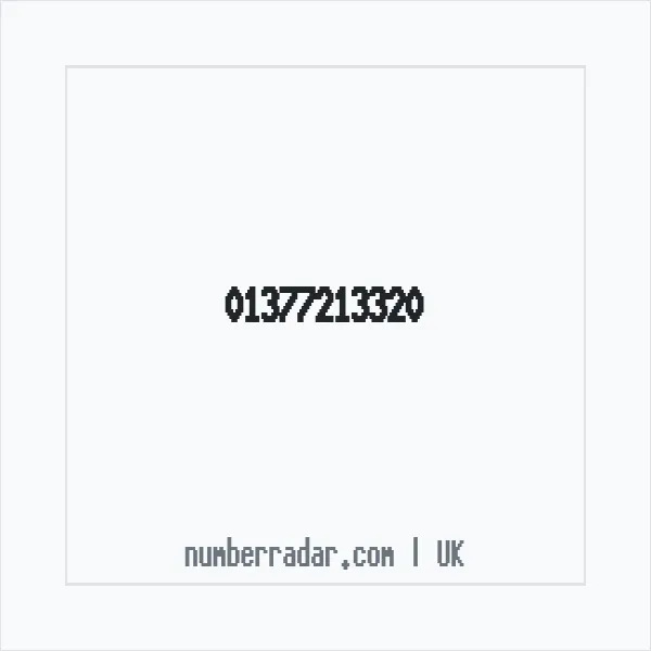 Reverse number check for +44 1377 213320 — who called me?