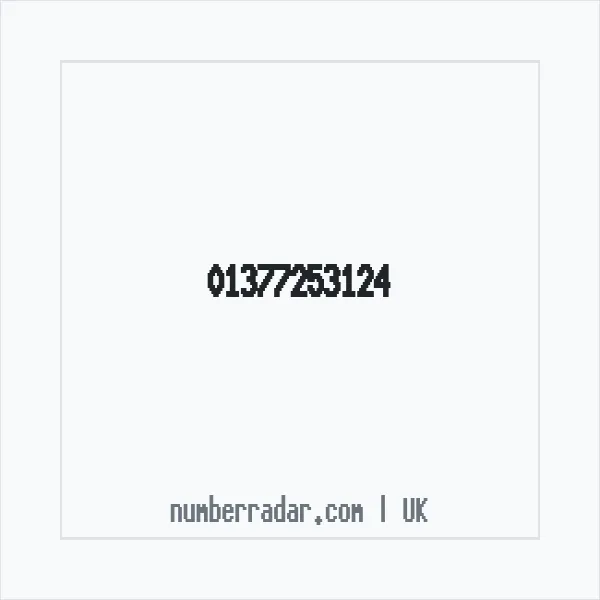 Reverse number check for +44 1377 253124 — who called me?