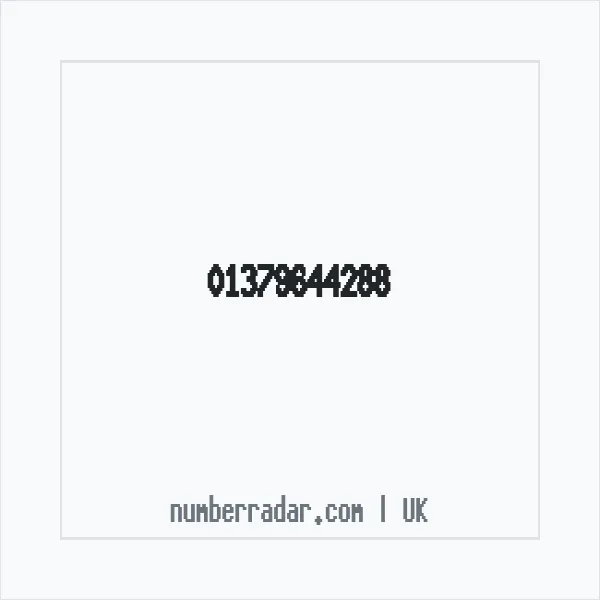 Reverse number check for +44 1379 644288 — who called me?