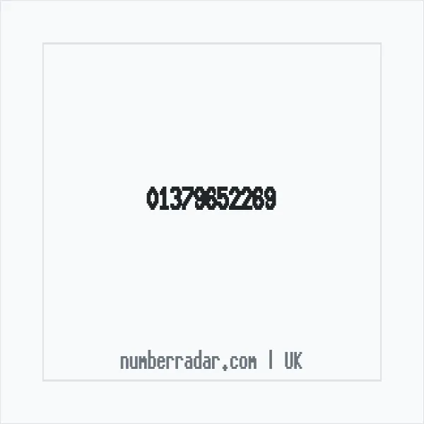Reverse number check for +44 1379 652269 — who called me?