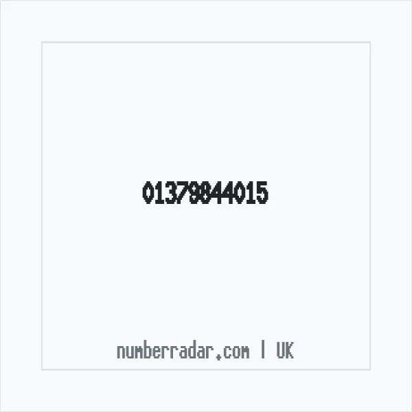 Reverse number check for +44 1379 844015 — who called me?