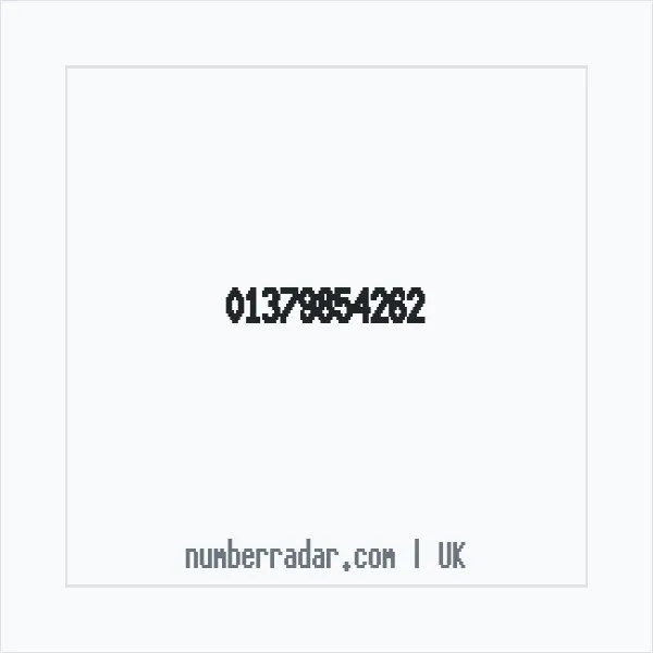 Reverse number check for +44 1379 854262 — who called me?