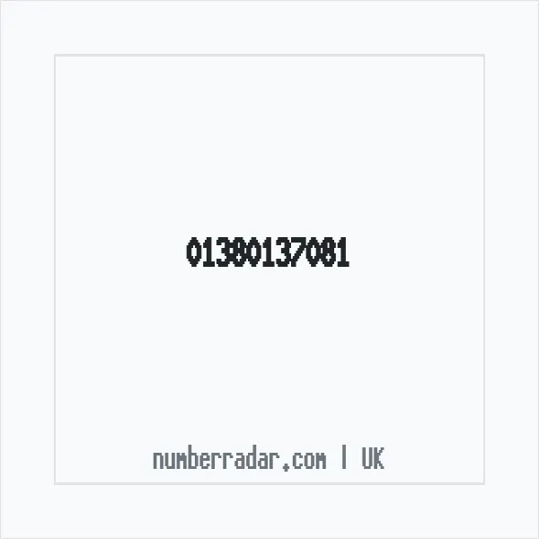 Reverse number check for +44 1380 137081 — who called me?