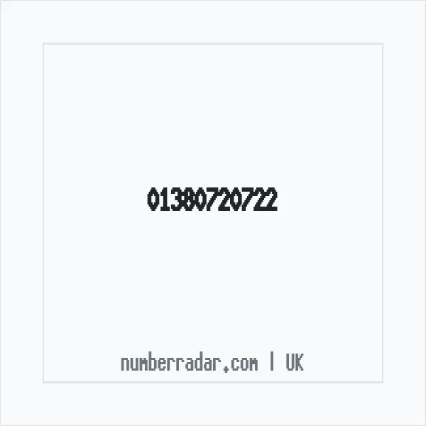 Reverse number check for +44 1380 720722 — who called me?