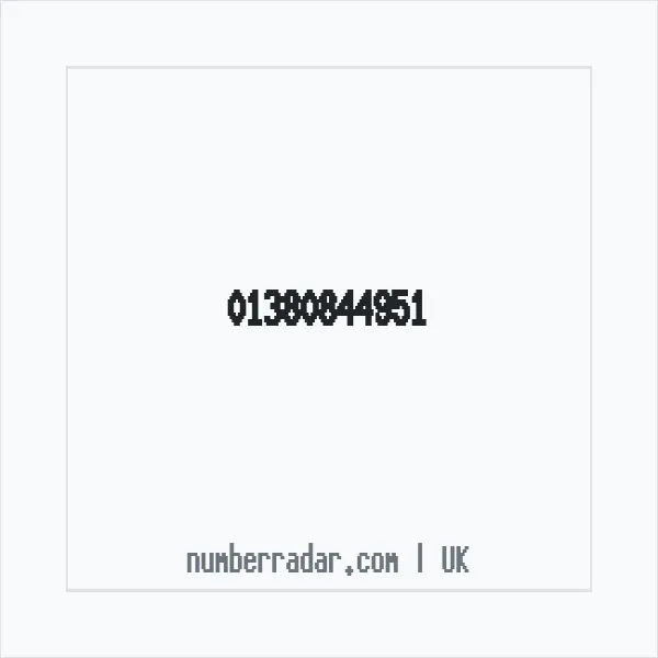 Reverse number check for +44 1380 844951 — who called me?