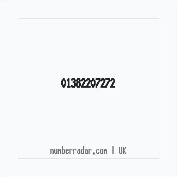 Reverse number check for +44 1382 207272 — who called me?