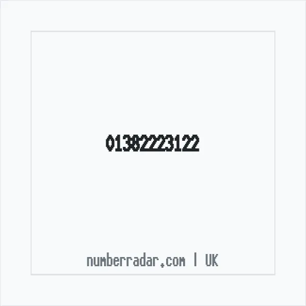 Reverse number check for +44 1382 223122 — who called me?