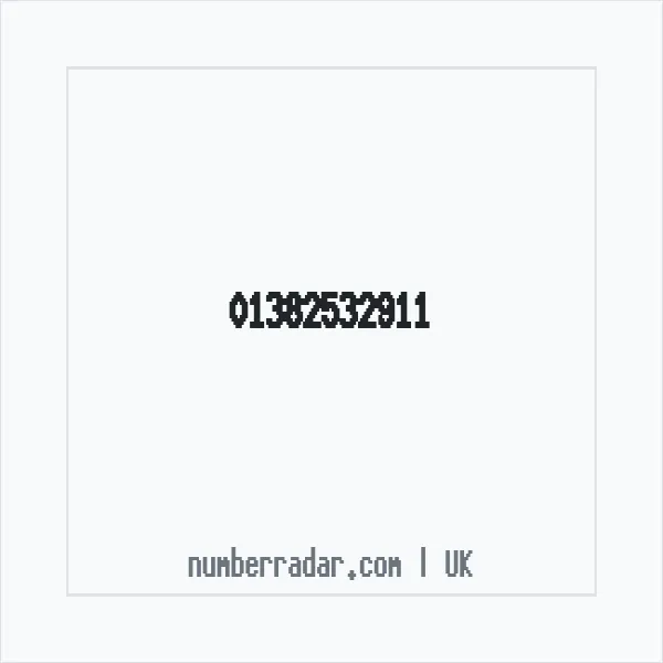 Reverse number check for +44 1382 532911 — who called me?