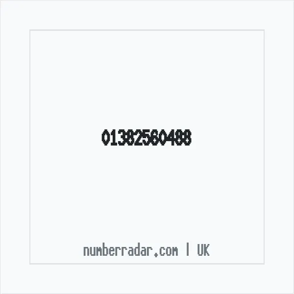 Reverse number check for +44 1382 560488 — who called me?